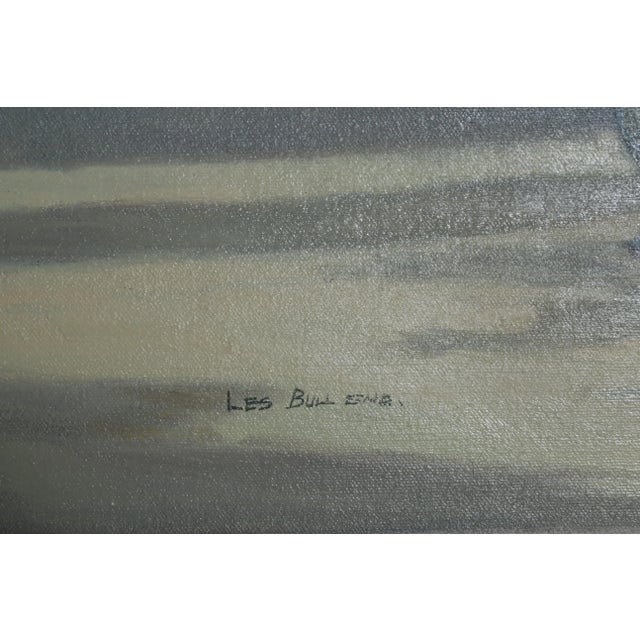 Vase of Flowers 2 Les Bullene Size: 20 in. x 24 in. Oil on canvas, signed lower left Pastel painting of a floral still...