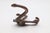 Pair of Victorian Cast Iron Antique Hall Tree Hooks For Sale - Image 6 of 7