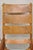 Campaign Mid 20th Century Costa Rican Campaign Style Teak Brown Leather Folding Rocker Rocking Chair For Sale - Image 3 of 12