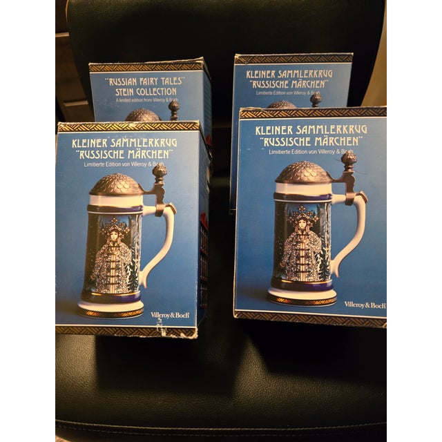 1990s Beer Steins Represents the 12 Fairy Tales For Sale In Louisville - Image 6 of 11