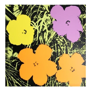 Flowers 11.67, Andy Warhol Serigraph, Sunday B. Morning Stamp Verso For Sale