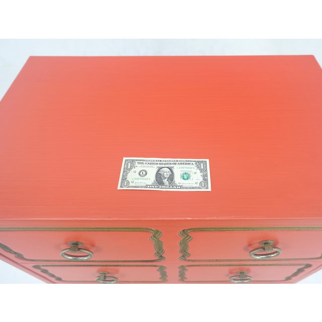 Dorothy Draper 3 Drawers Dresser Chest w/ Ring Pulls For Sale - Image 10 of 18