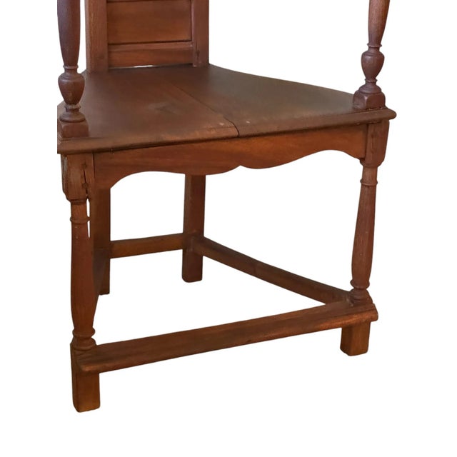 Renaissance Style French Walnut Caquetiore Armchair Carved Back Splat, 19th Century For Sale - Image 11 of 11