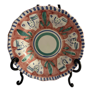 Vintage Italian Vietri Campagna Collection Plate/Bowl