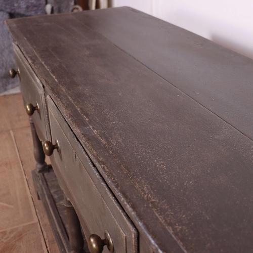 Brown English Painted Potboard Dresser Base For Sale - Image 8 of 9