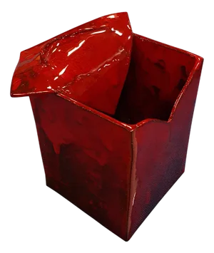 Hand-Crafted Ceramic Sculpture Vase by Lidy Leegstra, 1996