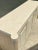 Ecru Vintage Washed Pencil Reed Credenza With Travertine Top For Sale - Image 8 of 12