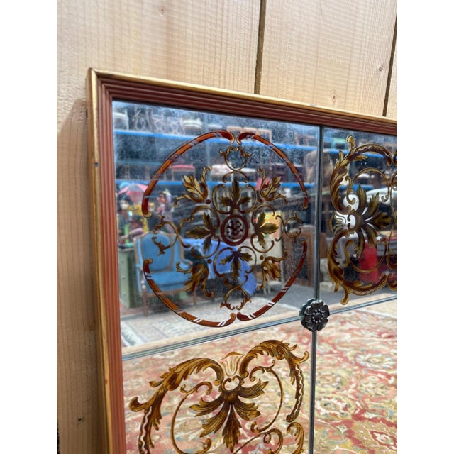Art Nouveau Brasserie Mirror, 1960s For Sale - Image 4 of 8