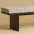 Contemporary Smoked Oak Bench by Lebanto For Sale - Image 3 of 5