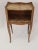 18th Century Louis XV Side Table in Oak, Marble, and Walnut For Sale - Image 9 of 10