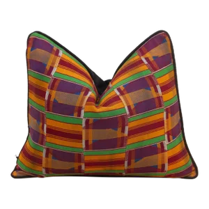 Baobab Vintage African Kente Pillow Cover