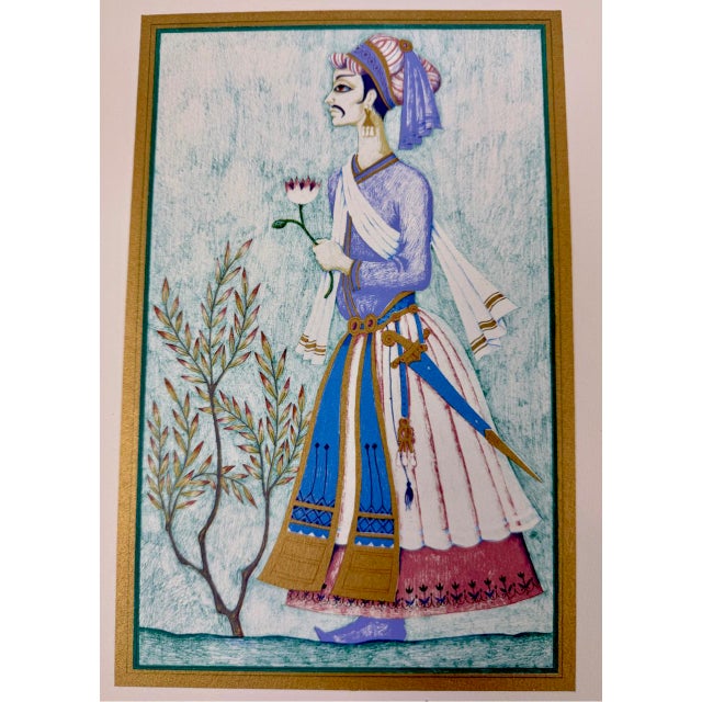 Anne-Kristin Schaller, Depictions of One Thousand and One Nights, 1980s, Lithograph, Set of 4 For Sale - Image 10 of 18
