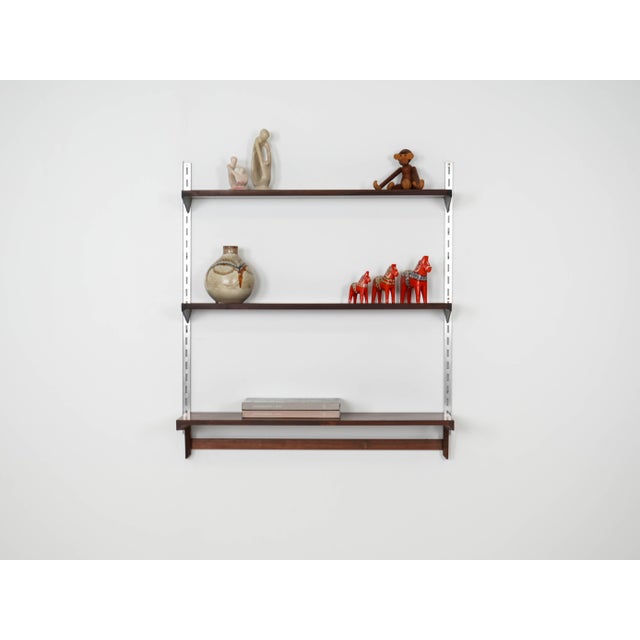 The modular shelving unit was made in the 1960s and designed by renowned Danish designer Kai Kristiansen. The structure is...