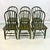 Late 19th C. Antique Americana Farmhouse Boho Chic Chippy Paint Windsor Pine Dining Chairs - Set of 6. For Sale - Image 11 of 16