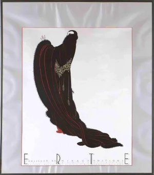 Erté, Soiree, Original Offset, 1980