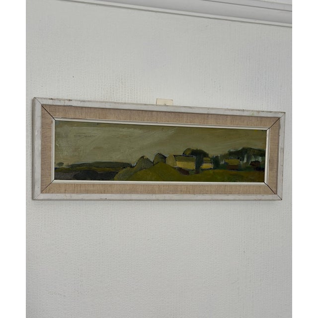 Mid-Century Modern Kurt Törnqvist, House, 1947, Oil on Panel, Framed For Sale - Image 3 of 18