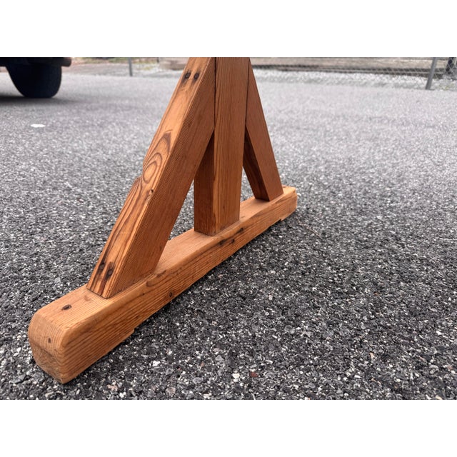 This European table was sourced by Anthropologie and used in its flagship store to showcase dining plates and accessories.