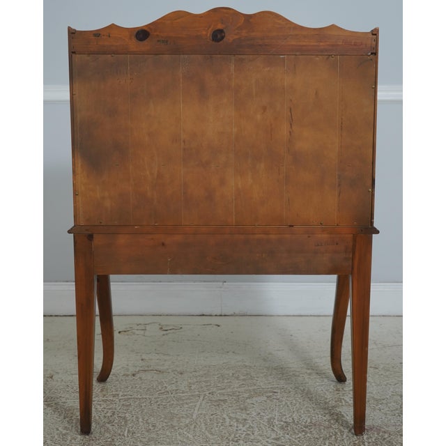 Ethan Allen Country French Pine Slant Front Desk For Sale - Image 16 of 18
