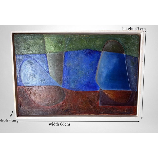 Mid 20th Century Abstract Lyrical French Oil Painting on Canvas For Sale - Image 18 of 18