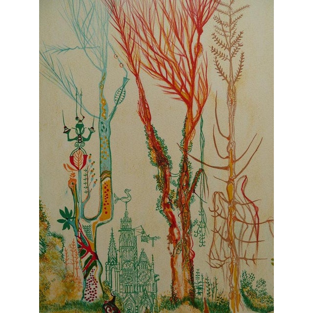 Modern Marcel Genay, Le château enchanteur, Lithograph For Sale - Image 3 of 6