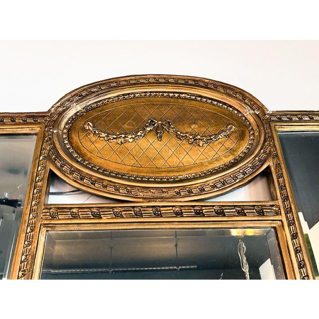 Early 20th Century Large Scale Napoleon III Style Mirror For Sale - Image 4 of 8