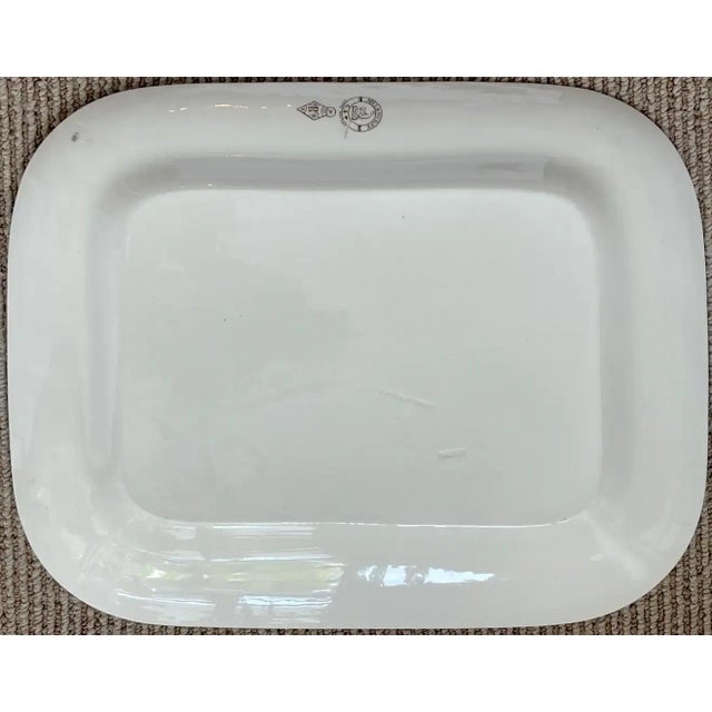 19th Century Melbourne' Graduating Aesthetic Movement Brown & White Ironstone - Set of 3 For Sale - Image 4 of 12