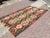 Beautiful, vintage, handwoven Kilim is approximately 60 years old. It is handmade of very fine quality, hand-spun wool in...