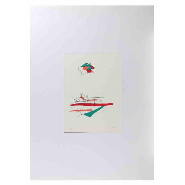 Screen print on paper. Hand signed and numbered in pencil. Edition of 100. Excellent condition. This piece is attributed...