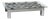 Stainless Steel Cocktail Table, Rectangular - Flash Collection by Oggetti For Sale