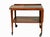 Wood MCM Danish Modern Teak Drop Leaf Bar Cart For Sale - Image 7 of 7