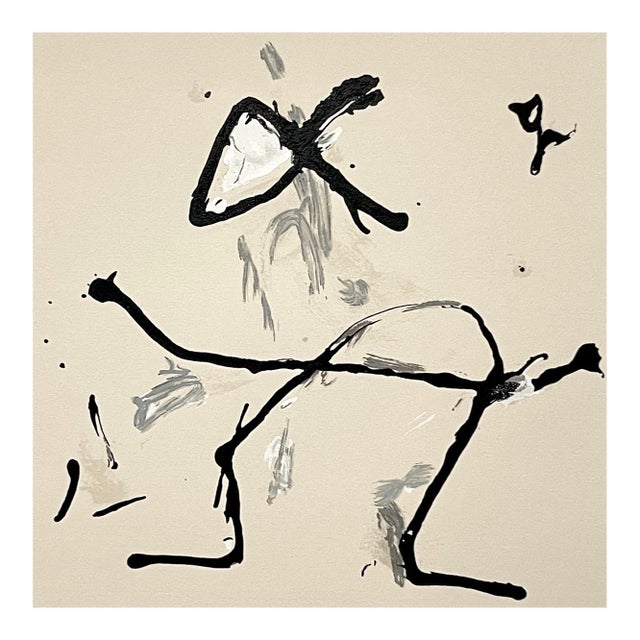 Emil Schumacher, Limited Edition Serigraph Terraraph Print Abstract Art Informel For Sale