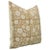 Modern Rajat Floral Design Farmhouse Cushion Cover in Brown Duck Canvas 18x18 Inch For Sale - Image 3 of 5