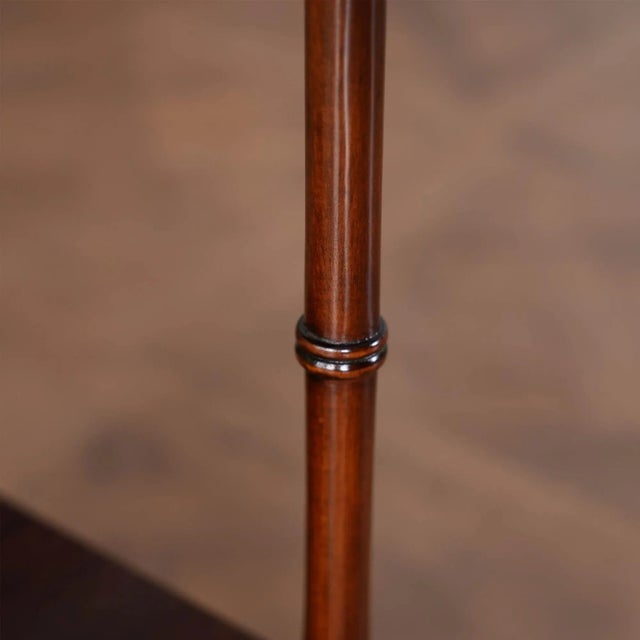 An attractive Mahogany Two Drawer End Table suitable for use as either an end table or as a night stand. Hand carved...