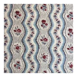 French Pierre Frey Le Manach Greuze Cotton Fabric - 6 Yards For Sale