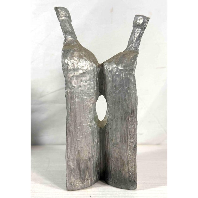 2000 - 2009 "Absolut/Inside Out" — Abstract Aluminum Sculpture, Herbert Simon Estate, 2001 For Sale - Image 5 of 6