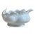 Mid 20th Century White Porcelain Scalloped Gravy Boat Creamer Sauce Bowl Trinket Dish, Japan For Sale