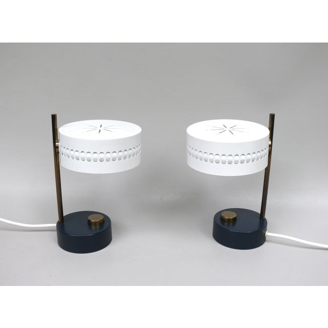 Bedside Table Lamps for Mategot, 1950s, France, Set of 2 For Sale - Image 4 of 18