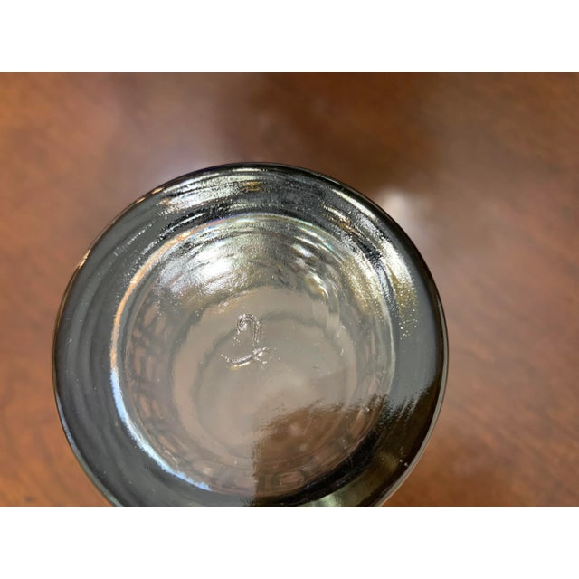 Mid 20th Century Libbey Black Basket Weave With 22 K Gold Glasses, a Set of 4 For Sale - Image 5 of 6