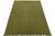 Modern Solid Olive Green Kilim Area Rug – Handmade Flatweave Wool 10x16 For Sale - Image 4 of 11