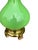 Green Pair of French Green Opaline Table Lamps For Sale - Image 8 of 9