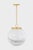 2020s Mitzi Ambra 15.75 in. 1 Light Pendant in Aged Brass Finish For Sale - Image 5 of 8