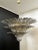 Palmette Ceiling Light Three Levels, 104 Smoked Glasses For Sale In Los Angeles - Image 6 of 10