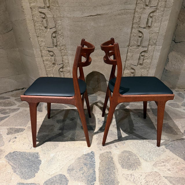 Vintage Model 138 Dining Chairs Teak Johannes Andersen Uldum Møbelfabrik For Sale In San Diego - Image 6 of 12