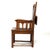 Antique Oak Gothic Revival Library Armchairs, 1890s, Set of 2 For Sale - Image 3 of 9