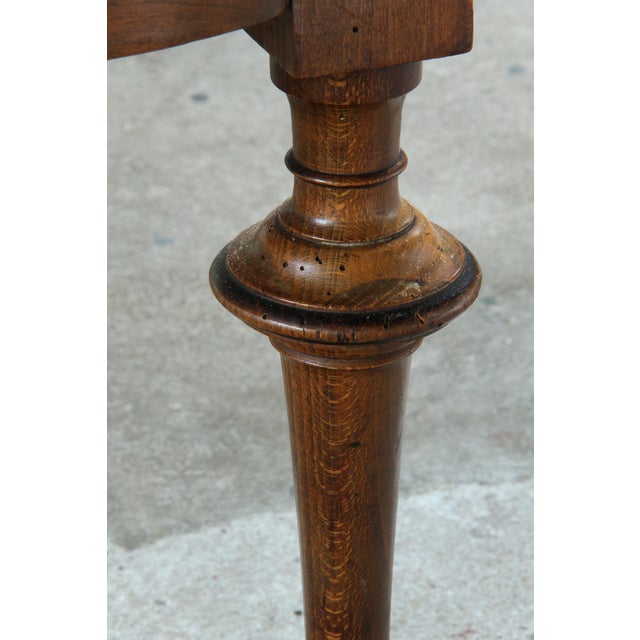 Antique Chairs and Canterbury Side Table, 1870s, Set of 3 For Sale - Image 17 of 18