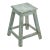 Wood Vintage Patinated Wooden Stool For Sale - Image 7 of 7