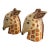 Vintage Fitz and Floyd Ceramic Giraffe Head Bookends/ Decor- A Pair For Sale