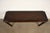Maitland Smith Regency Leather Wrapped Console Table For Sale In South Bend - Image 6 of 11