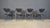 Textile Vintage Chrome Dining Chairs from Effezeta, 1970s, Set of 4 For Sale - Image 7 of 12