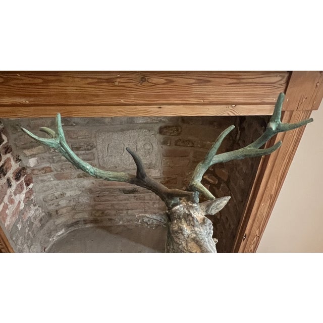 Max Arthur Waagen, Stag and Doe Sculpture, 1800s, Bronze, Metal and Zinc For Sale - Image 6 of 16